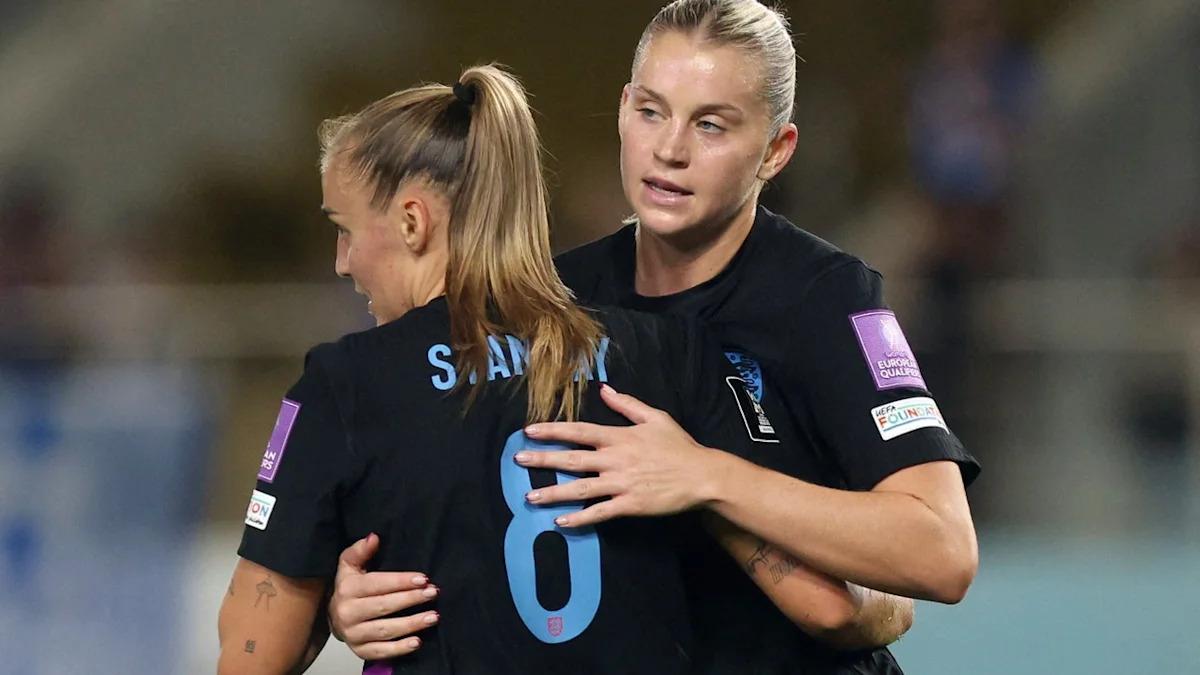 England Dominate the World Cup Play-off Match with
